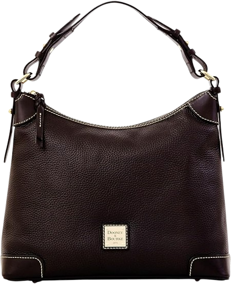 Large Leather Hobo Handbag with Adjustable Strap for Women