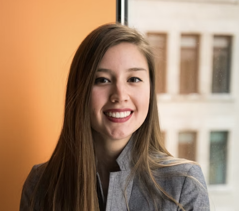 Smiling woman in professional setting